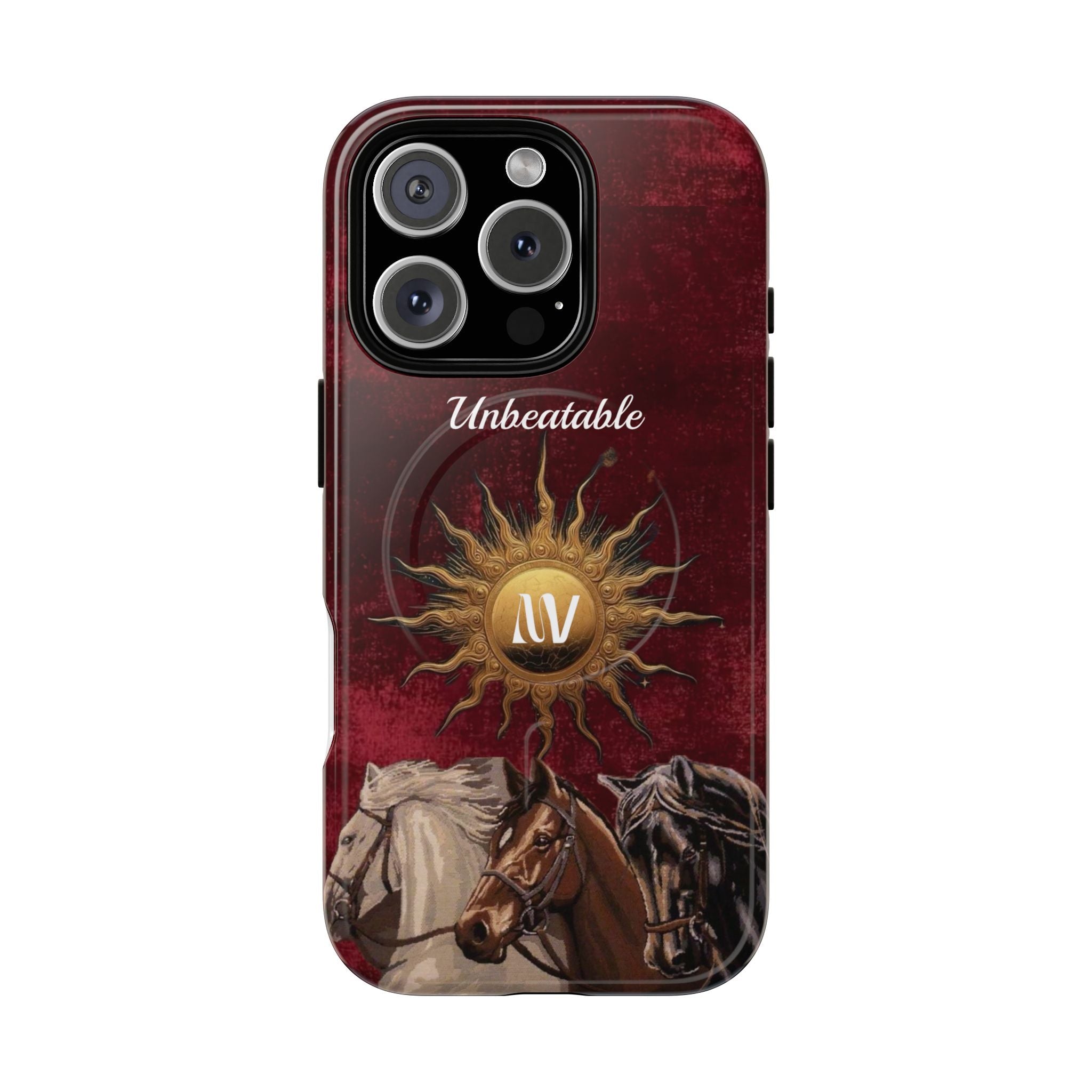 UNBEATABLE | QUOTE STYLE | IPHONE | TOUGH MAGNETIC CASE