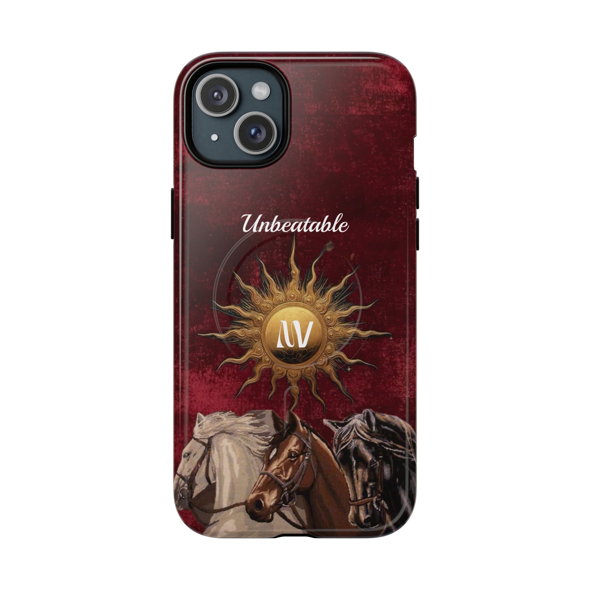 UNBEATABLE | QUOTE STYLE | IPHONE | TOUGH MAGNETIC CASE