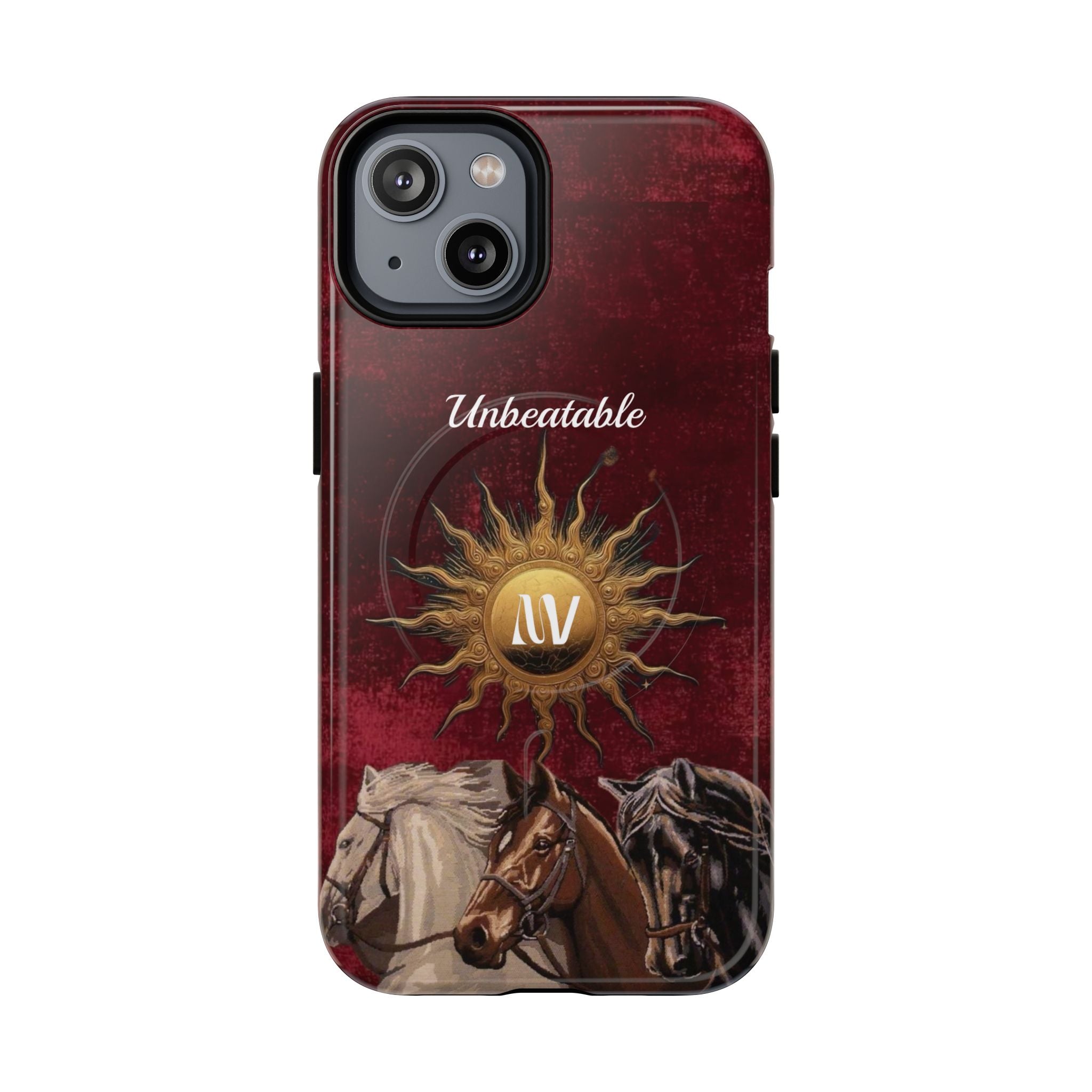 UNBEATABLE | QUOTE STYLE | IPHONE | TOUGH MAGNETIC CASE