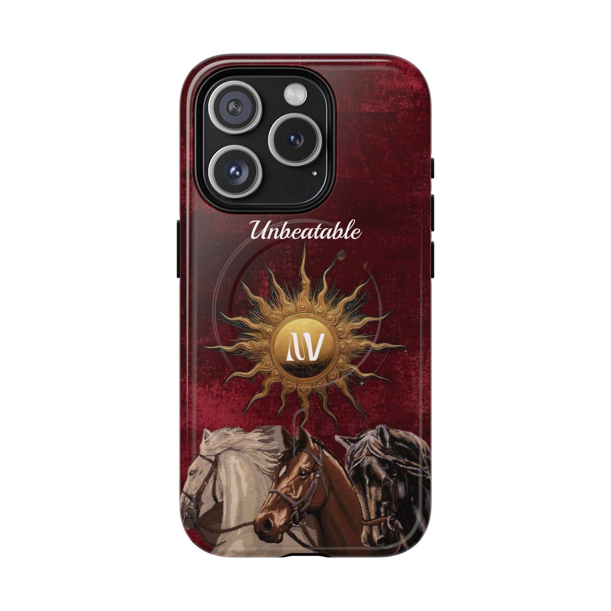 UNBEATABLE | QUOTE STYLE | IPHONE | TOUGH MAGNETIC CASE