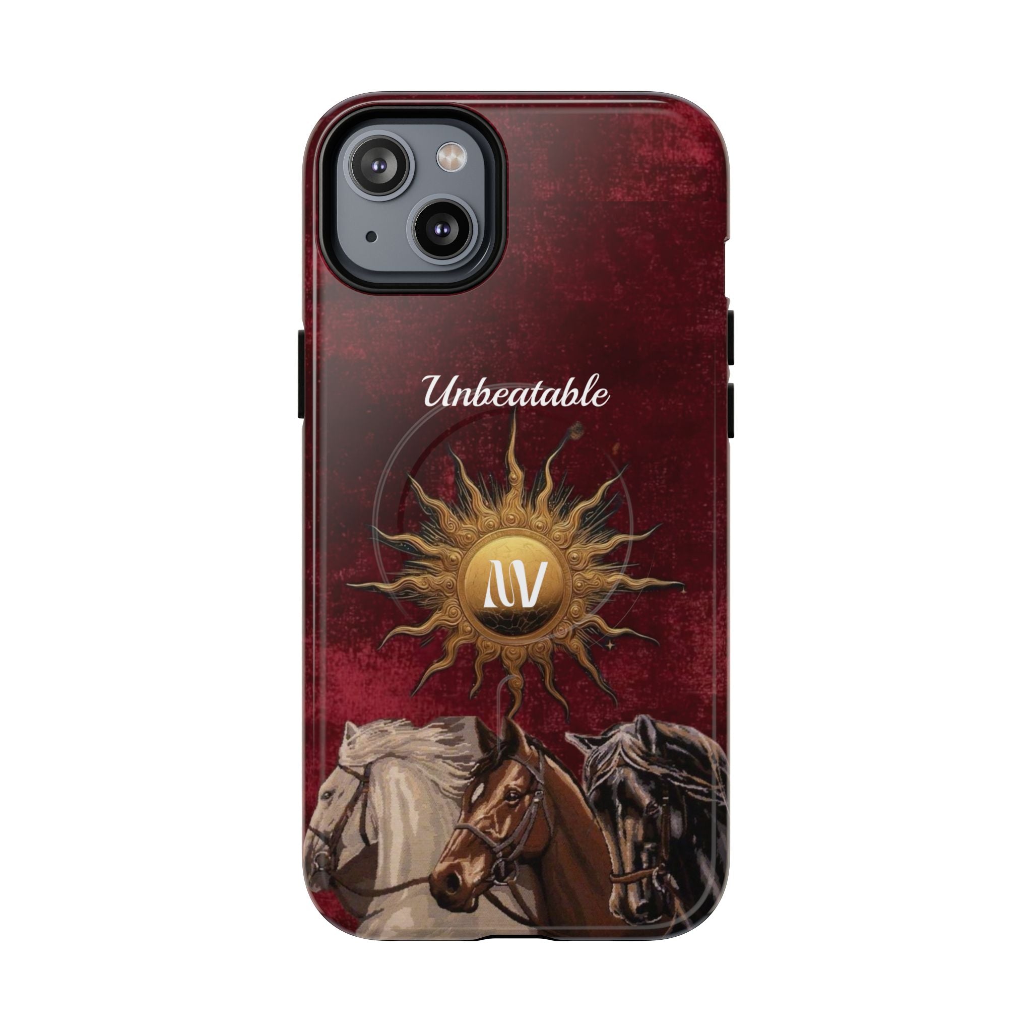 UNBEATABLE | QUOTE STYLE | IPHONE | TOUGH MAGNETIC CASE