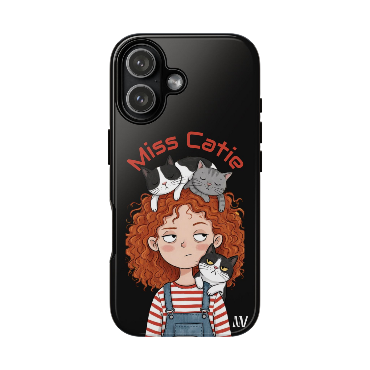 GATO • CARTOONIC STYLE • IPHONE • TOUGH CASE