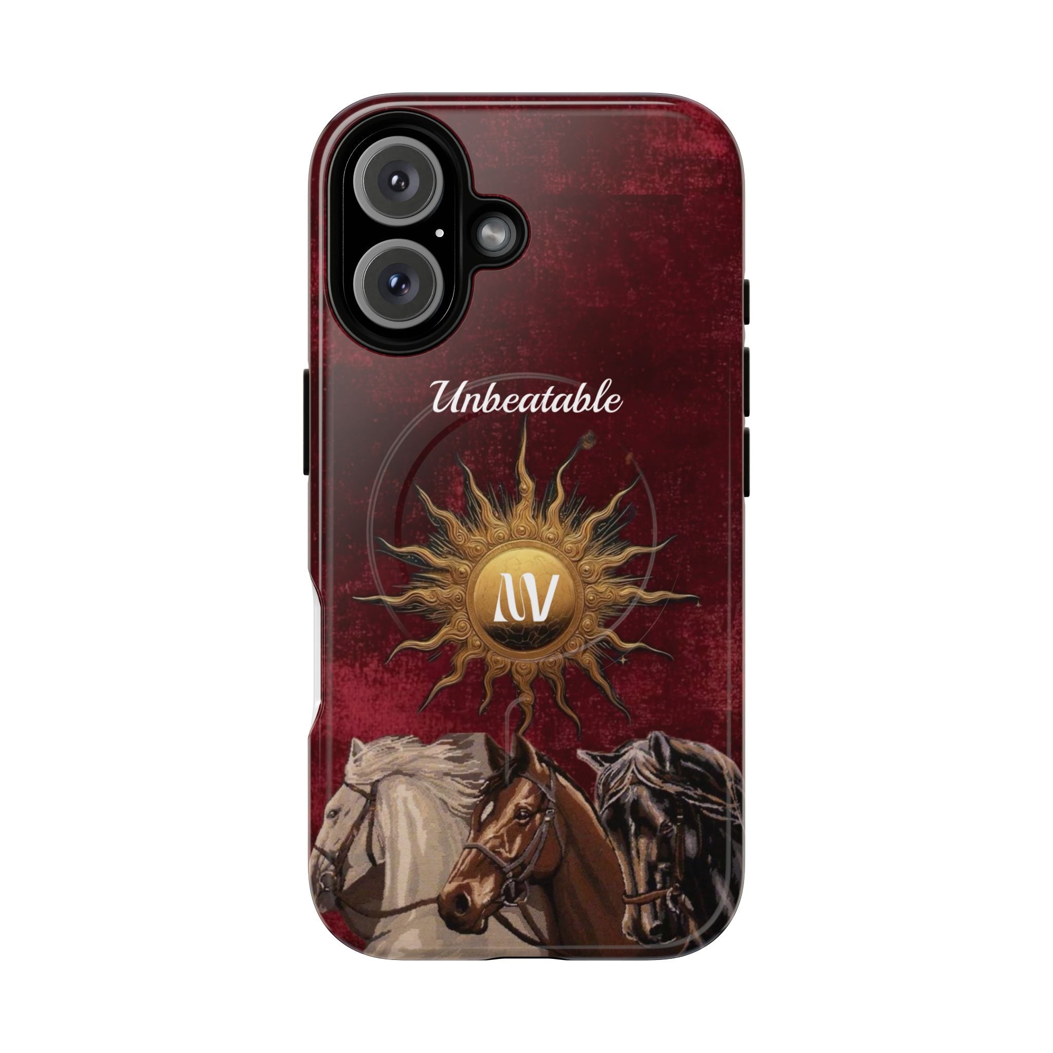 UNBEATABLE | QUOTE STYLE | IPHONE | TOUGH MAGNETIC CASE