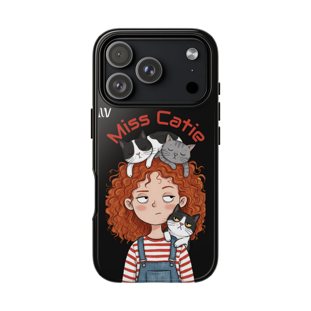 GATO • CARTOONIC STYLE • IPHONE • TOUGH CASE