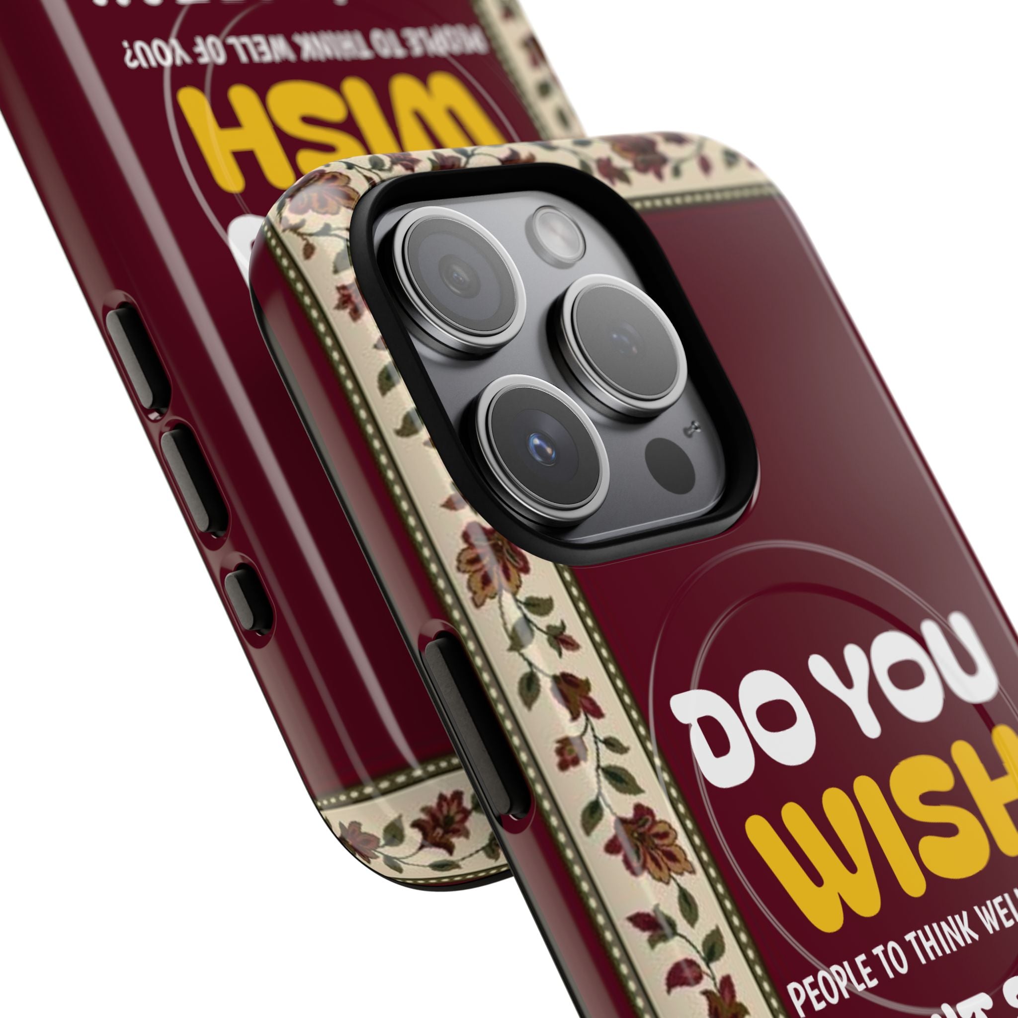 WISH | QUOTE STYLE | IPHONE | TOUGH MAGNETIC CASE