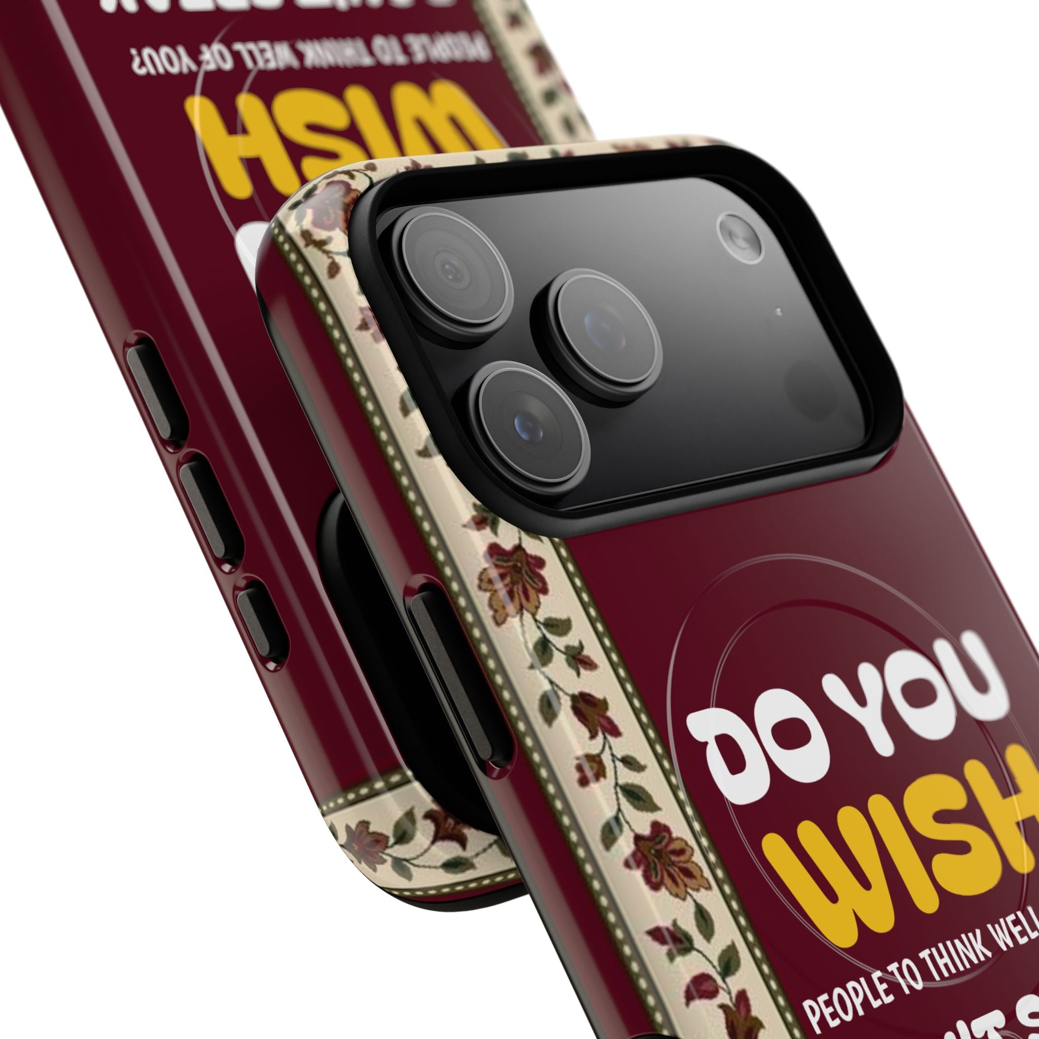 WISH | QUOTE STYLE | IPHONE | TOUGH MAGNETIC CASE