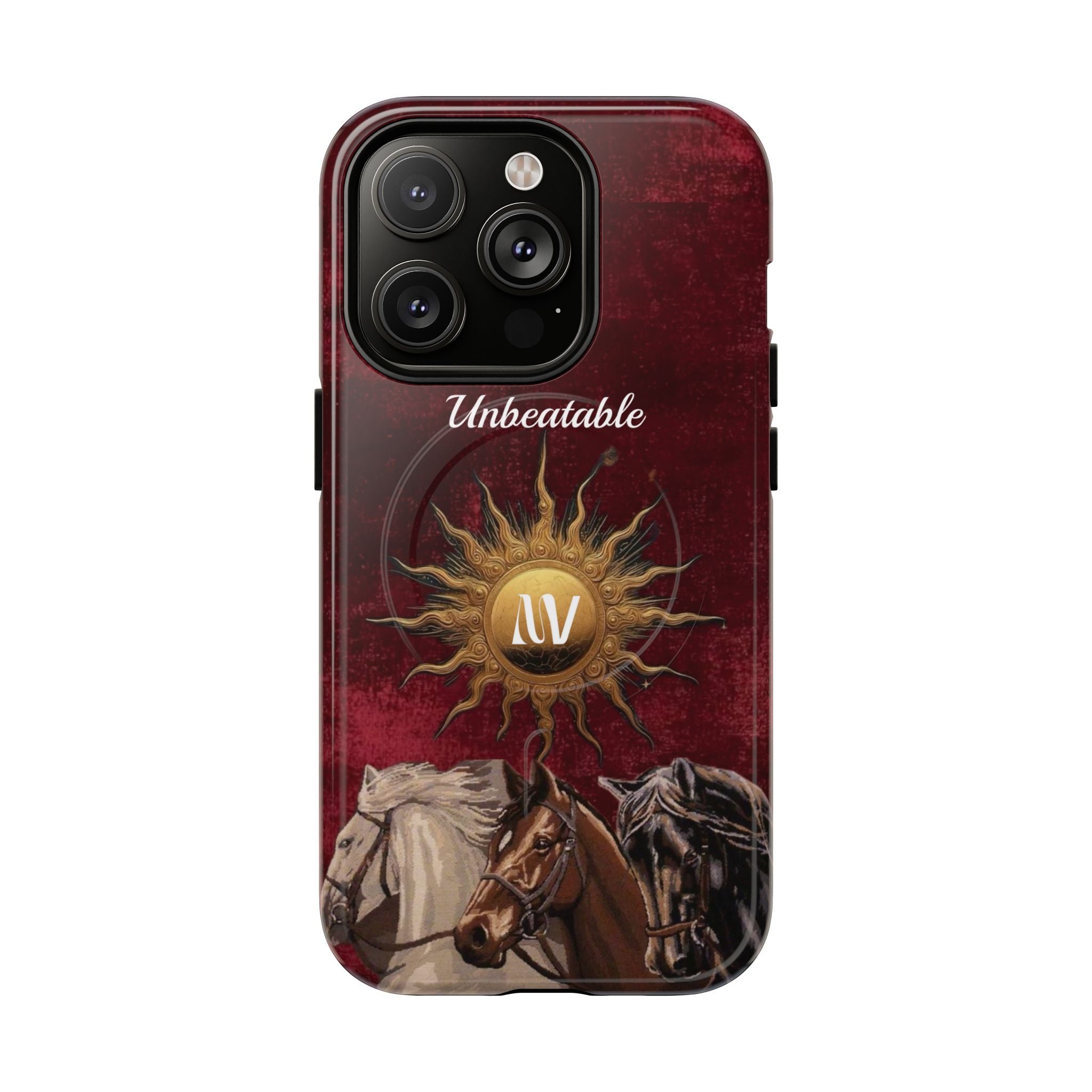 UNBEATABLE | QUOTE STYLE | IPHONE | TOUGH MAGNETIC CASE