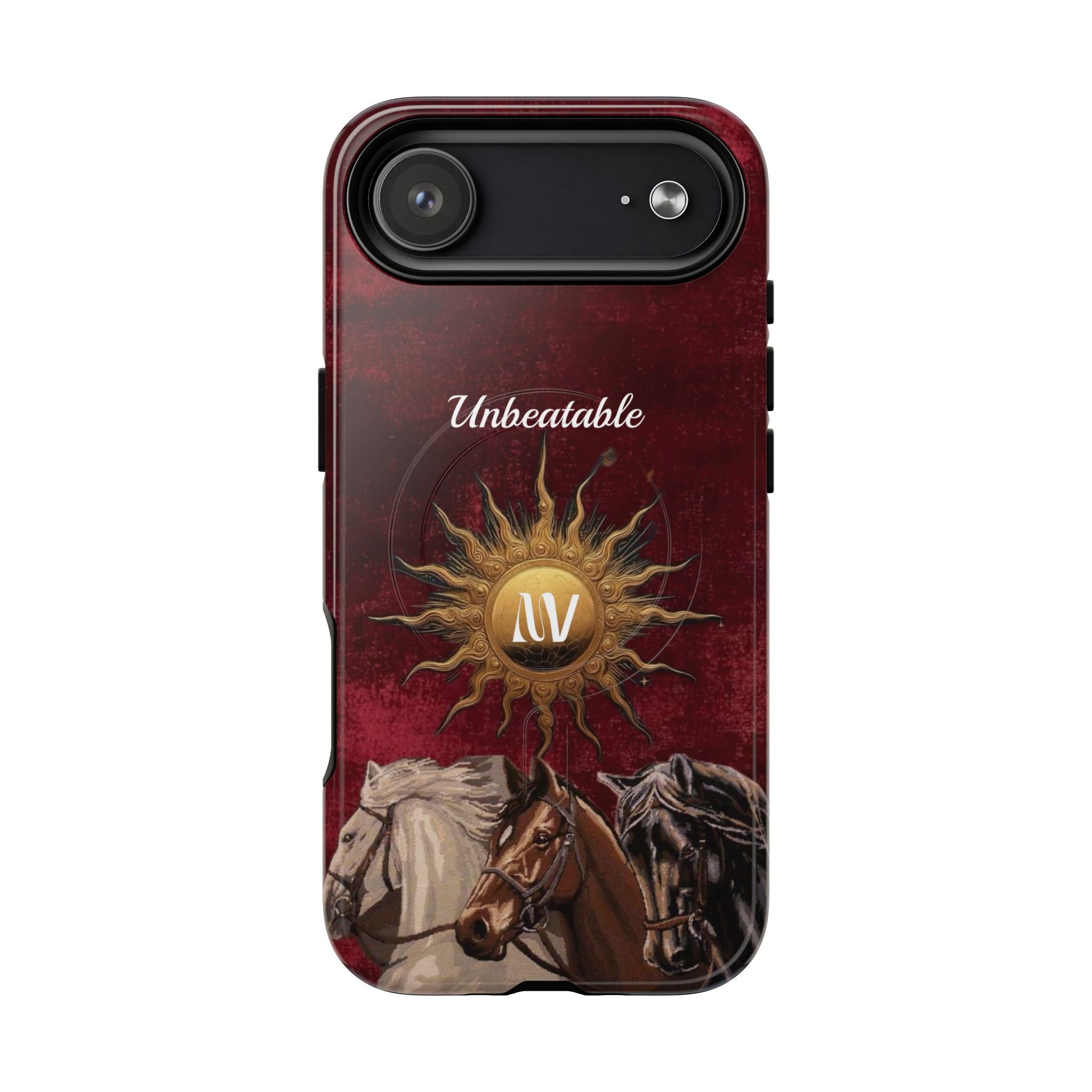 UNBEATABLE | QUOTE STYLE | IPHONE | TOUGH MAGNETIC CASE