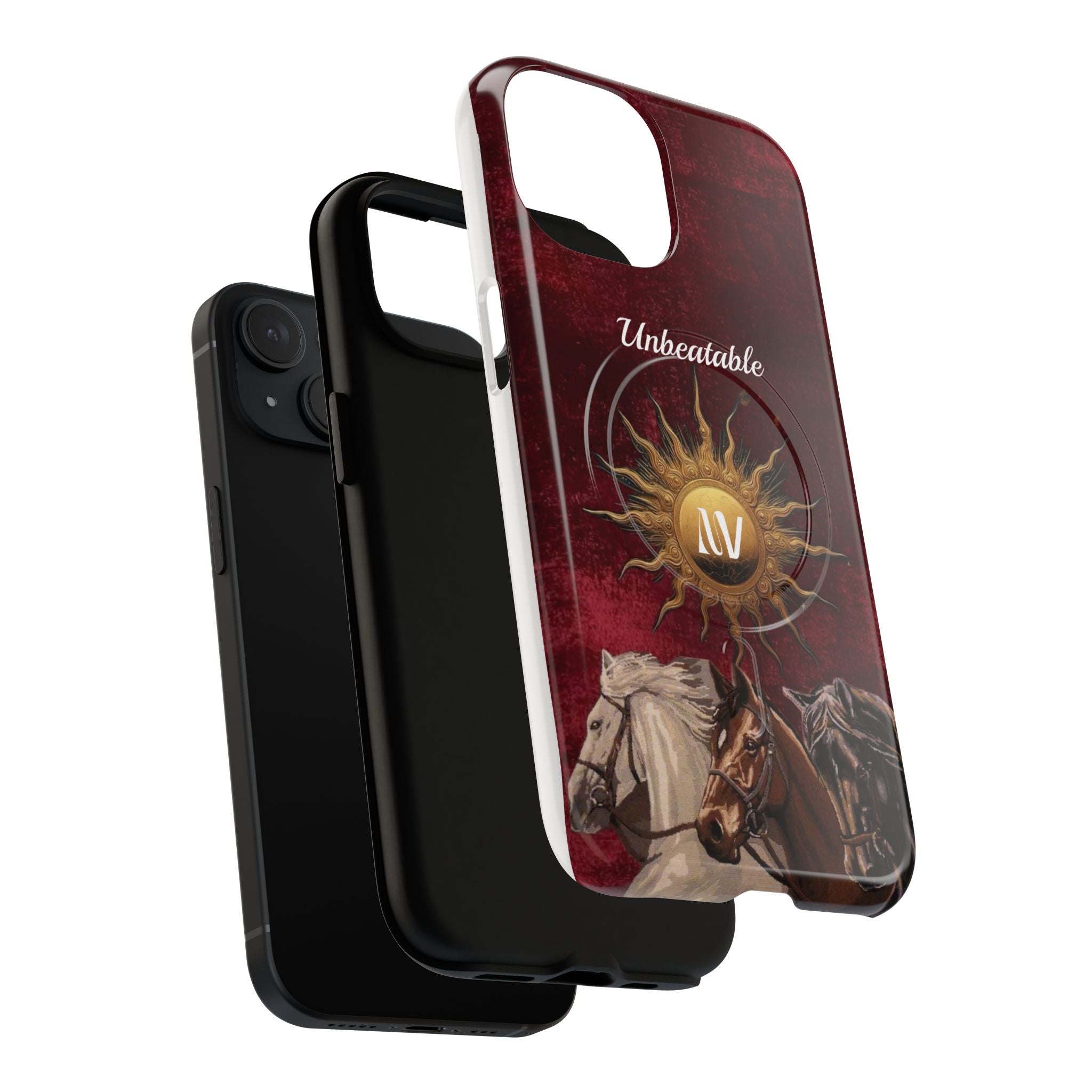 UNBEATABLE | QUOTE STYLE | IPHONE | TOUGH MAGNETIC CASE