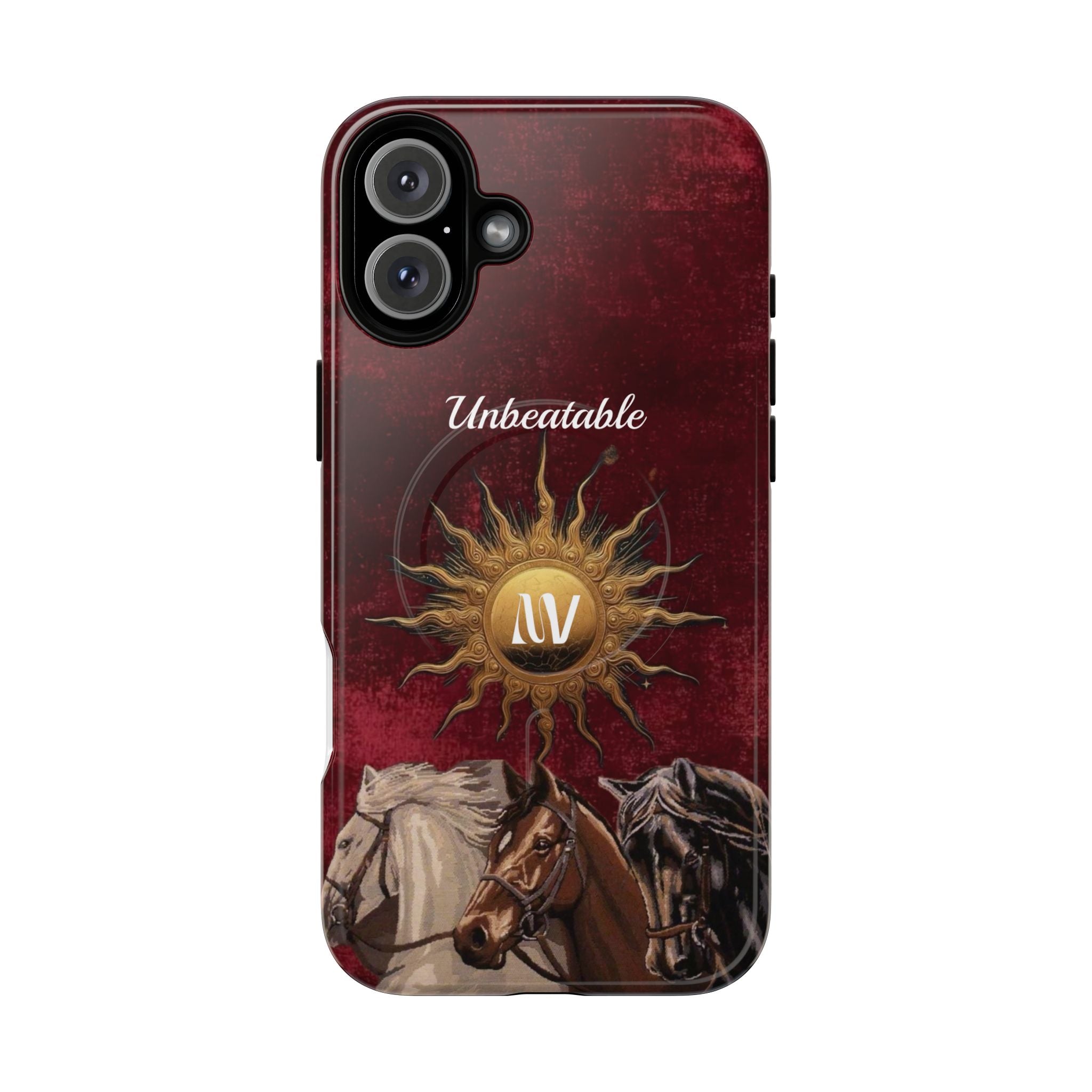 UNBEATABLE | QUOTE STYLE | IPHONE | TOUGH MAGNETIC CASE