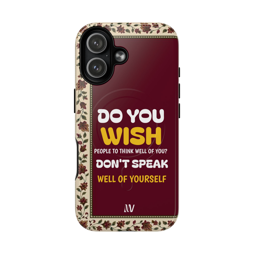 WISH • QUOTE STYLE • IPHONE • TOUGH MAGNETIC CASE
