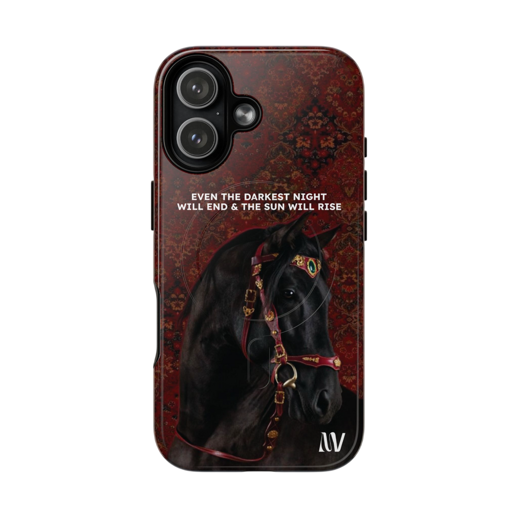 CONQUER • QUOTE STYLE • IPHONE • TOUGH MAGNETIC CASE