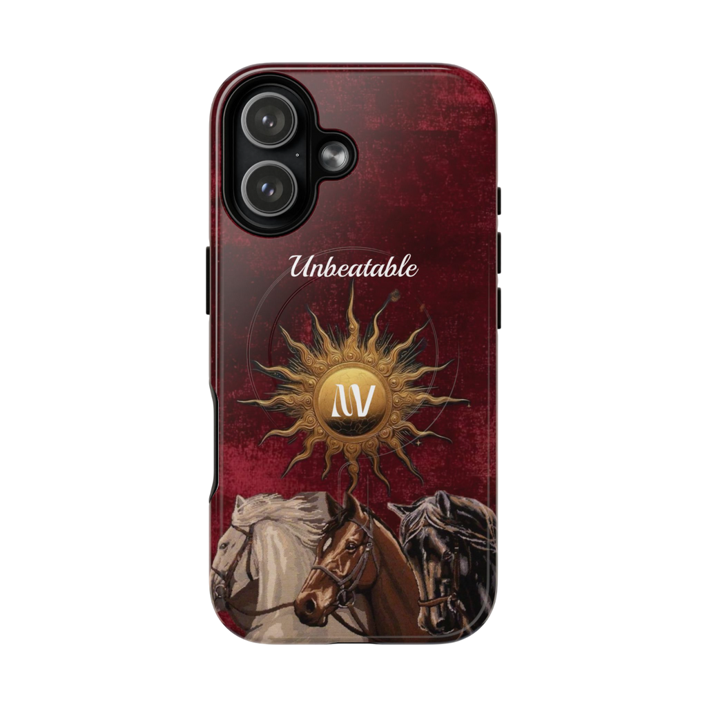 UNBEATABLE • QUOTE STYLE • IPHONE • TOUGH MAGNETIC CASE