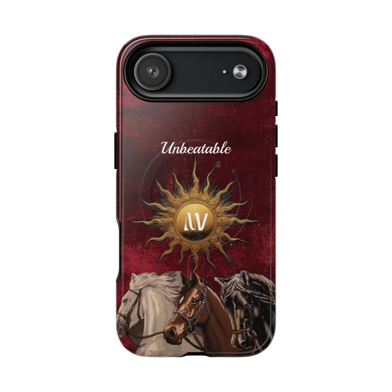 UNBEATABLE | QUOTE STYLE | IPHONE | TOUGH MAGNETIC CASE