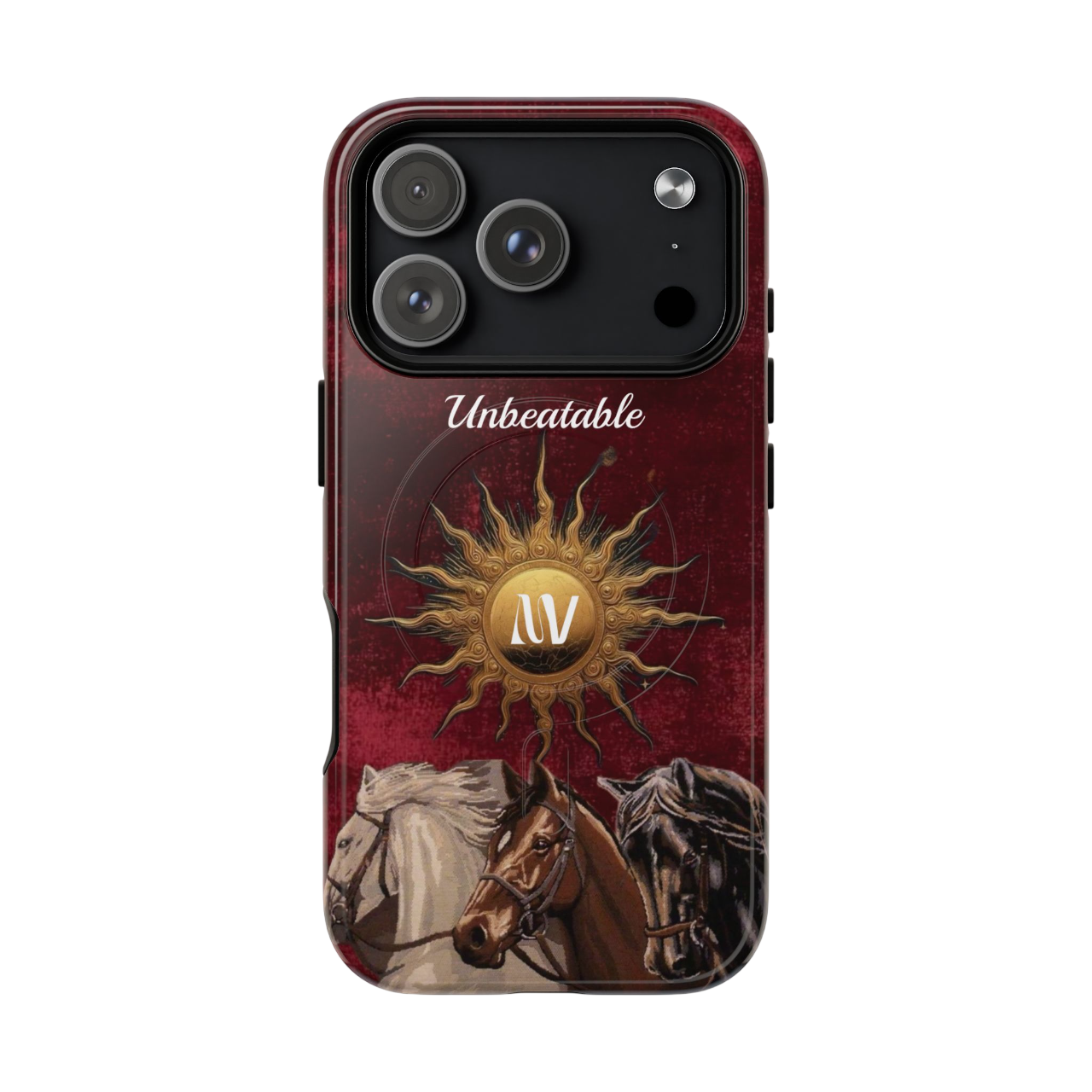 UNBEATABLE | QUOTE STYLE | IPHONE | TOUGH MAGNETIC CASE