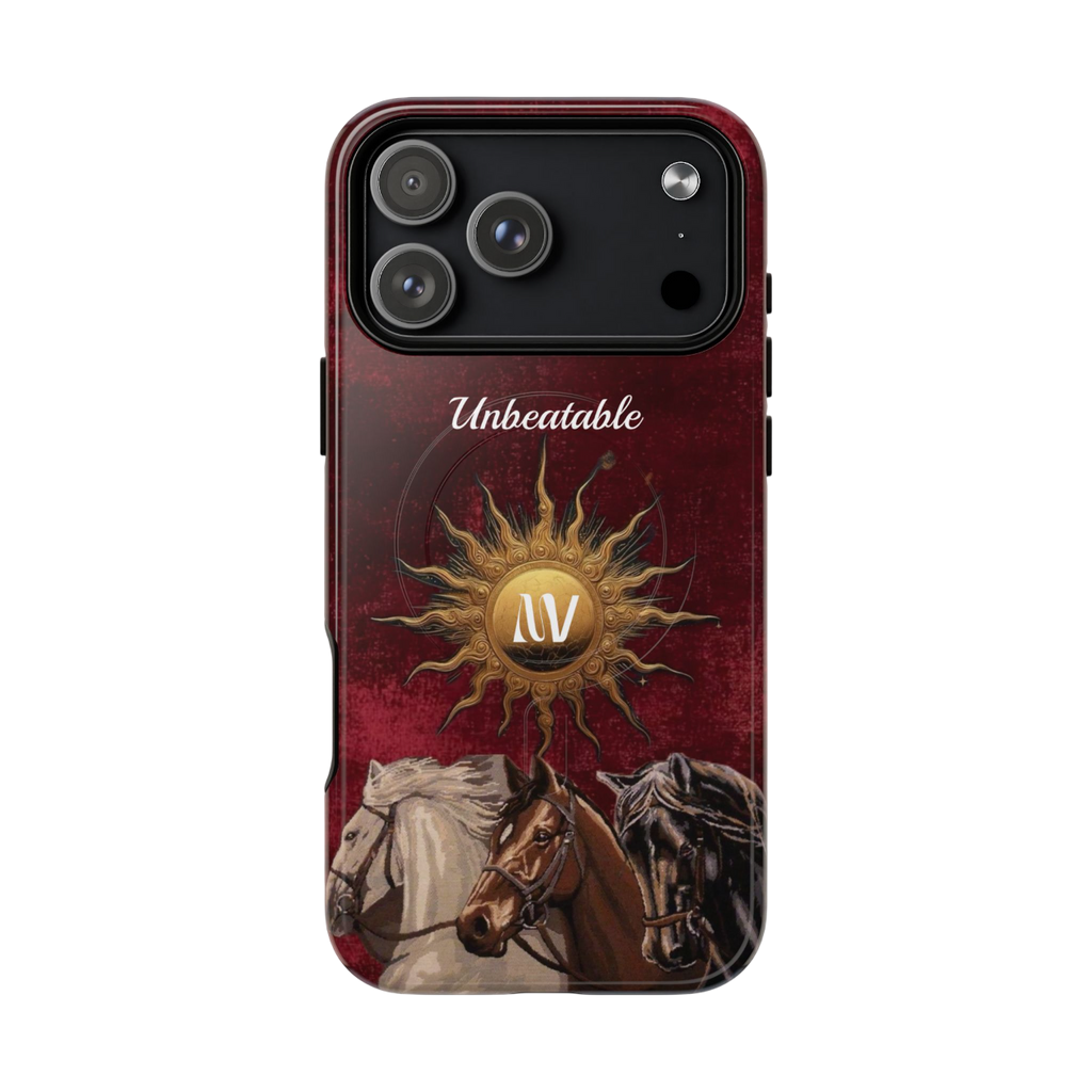 UNBEATABLE • QUOTE STYLE • IPHONE • TOUGH MAGNETIC CASE