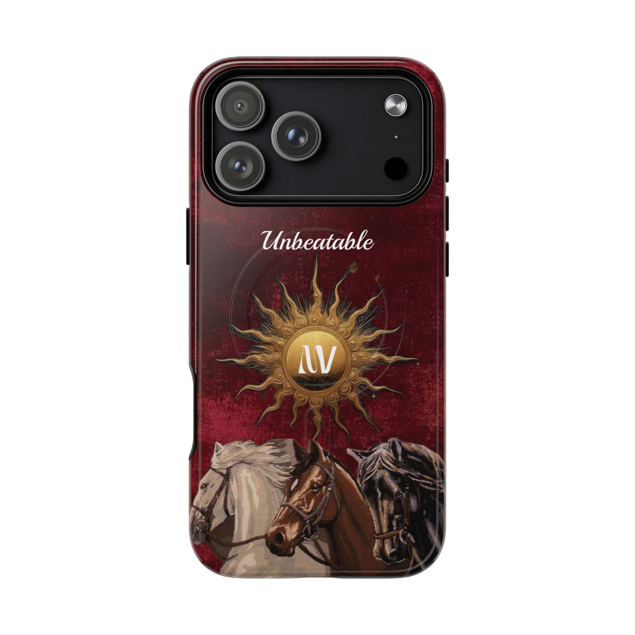 UNBEATABLE | QUOTE STYLE | IPHONE | TOUGH MAGNETIC CASE