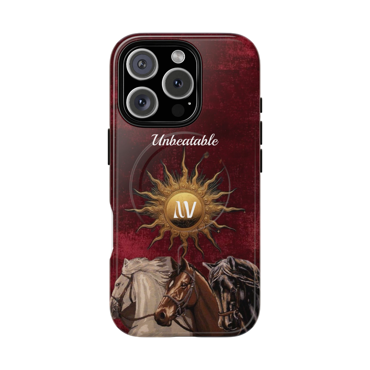 UNBEATABLE | QUOTE STYLE | IPHONE | TOUGH MAGNETIC CASE