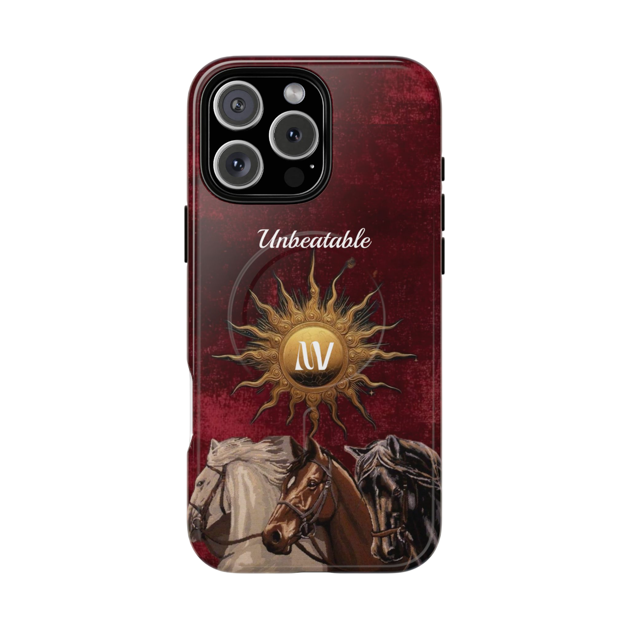 UNBEATABLE | QUOTE STYLE | IPHONE | TOUGH MAGNETIC CASE