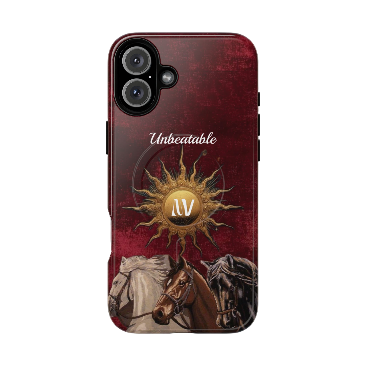 UNBEATABLE | QUOTE STYLE | IPHONE | TOUGH MAGNETIC CASE