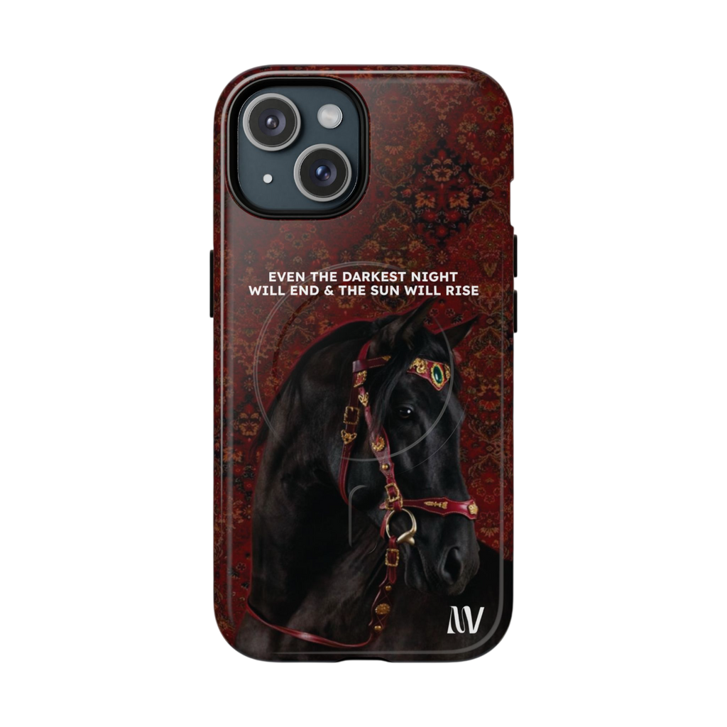 CONQUER • QUOTE STYLE • IPHONE • TOUGH MAGNETIC CASE