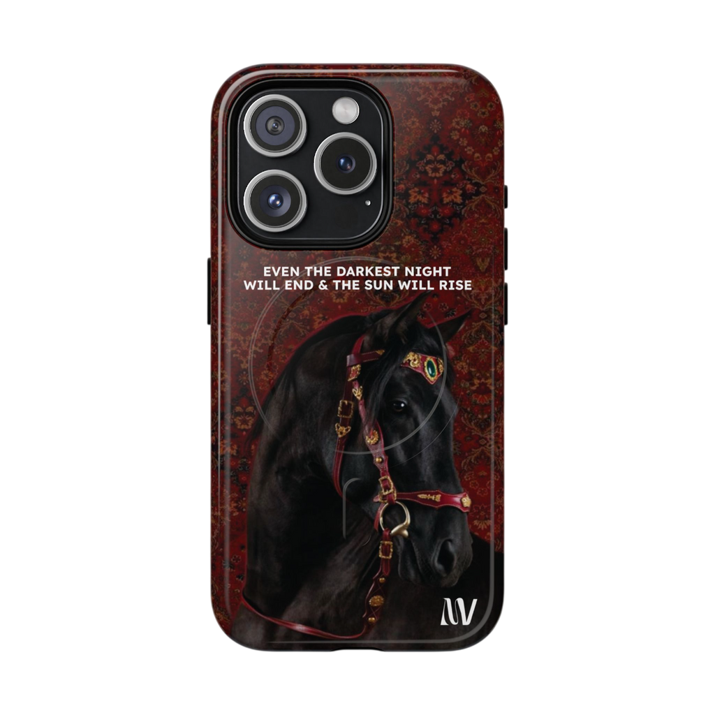 CONQUER • QUOTE STYLE • IPHONE • TOUGH MAGNETIC CASE