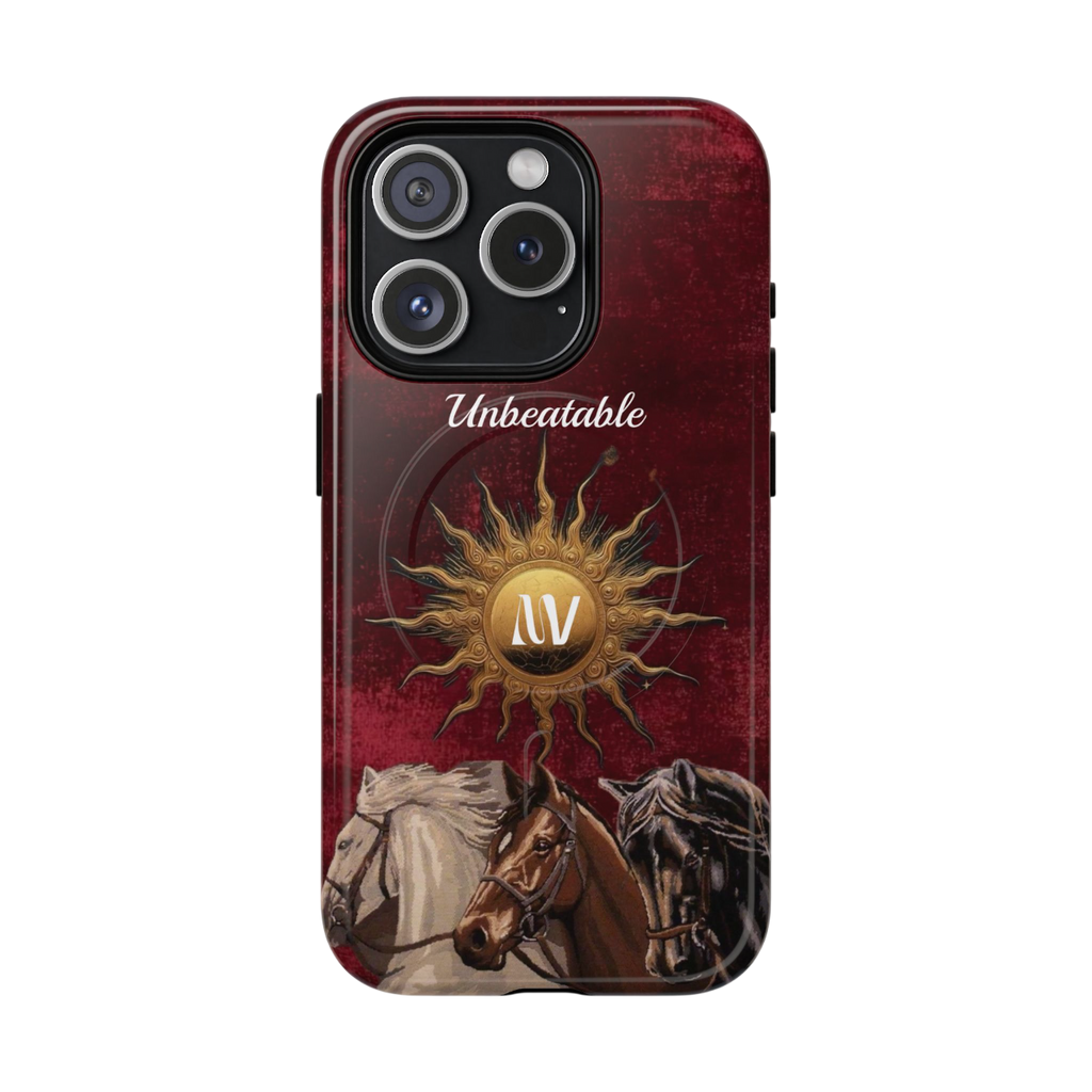 UNBEATABLE • QUOTE STYLE • IPHONE • TOUGH MAGNETIC CASE