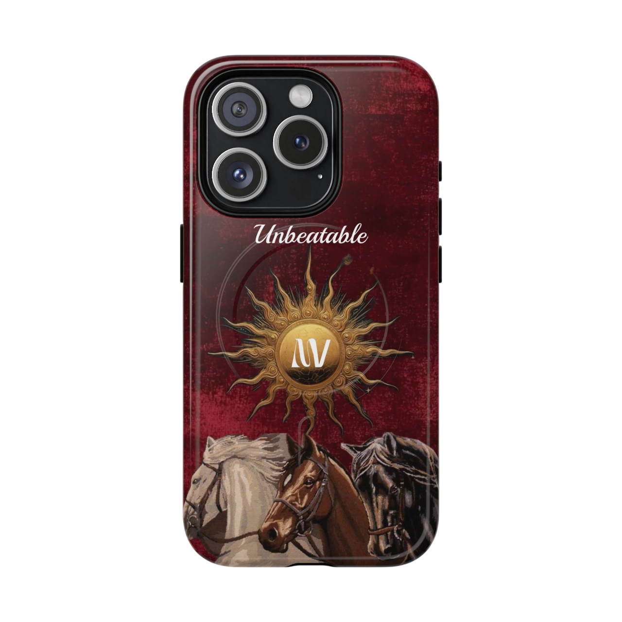 UNBEATABLE | QUOTE STYLE | IPHONE | TOUGH MAGNETIC CASE