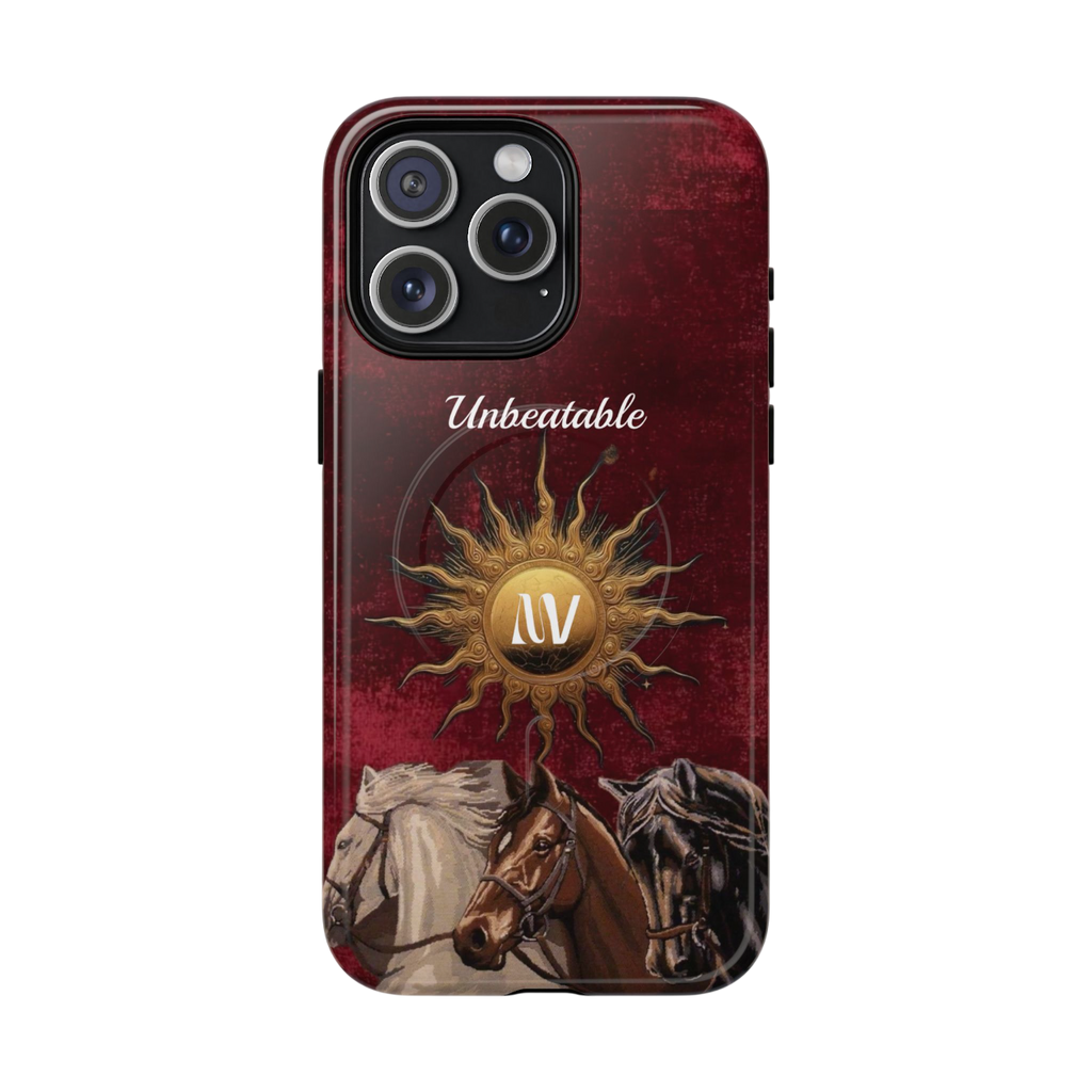 UNBEATABLE • QUOTE STYLE • IPHONE • TOUGH MAGNETIC CASE
