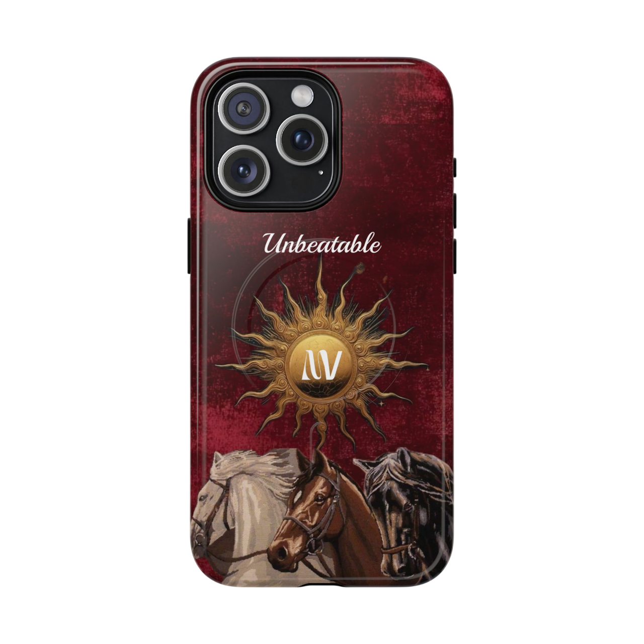 UNBEATABLE | QUOTE STYLE | IPHONE | TOUGH MAGNETIC CASE