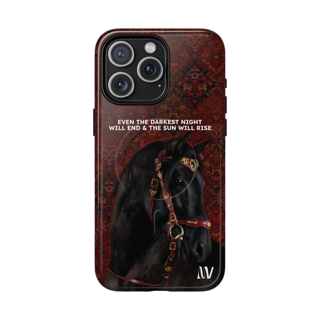 CONQUER • QUOTE STYLE • IPHONE • TOUGH MAGNETIC CASE