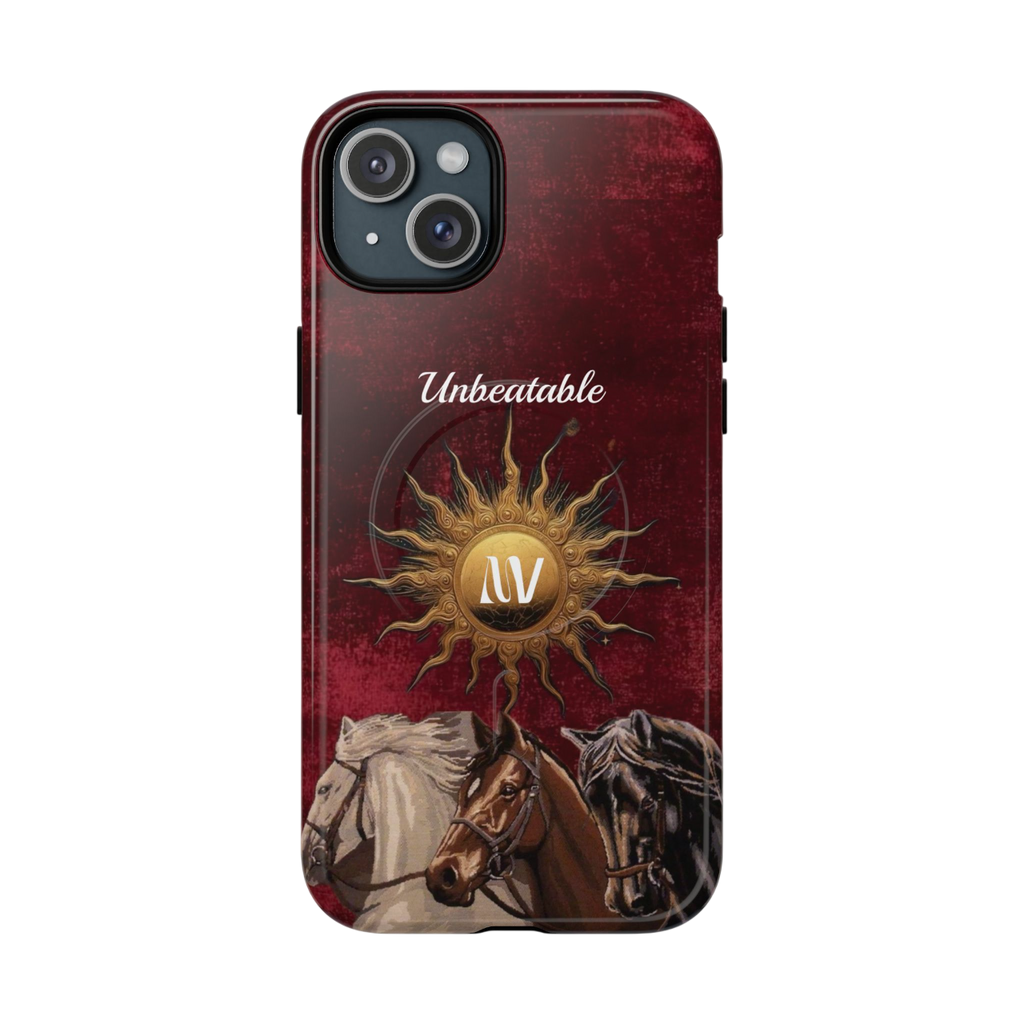 UNBEATABLE • QUOTE STYLE • IPHONE • TOUGH MAGNETIC CASE