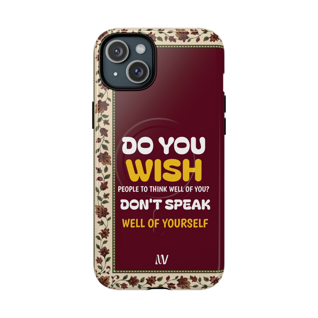 WISH • QUOTE STYLE • IPHONE • TOUGH MAGNETIC CASE
