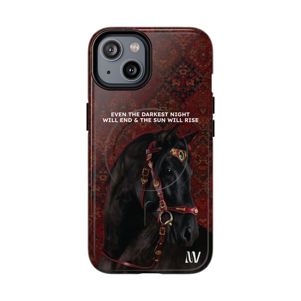 CONQUER • QUOTE STYLE • IPHONE • TOUGH MAGNETIC CASE