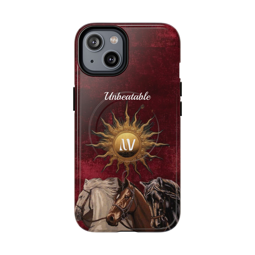 UNBEATABLE • QUOTE STYLE • IPHONE • TOUGH MAGNETIC CASE