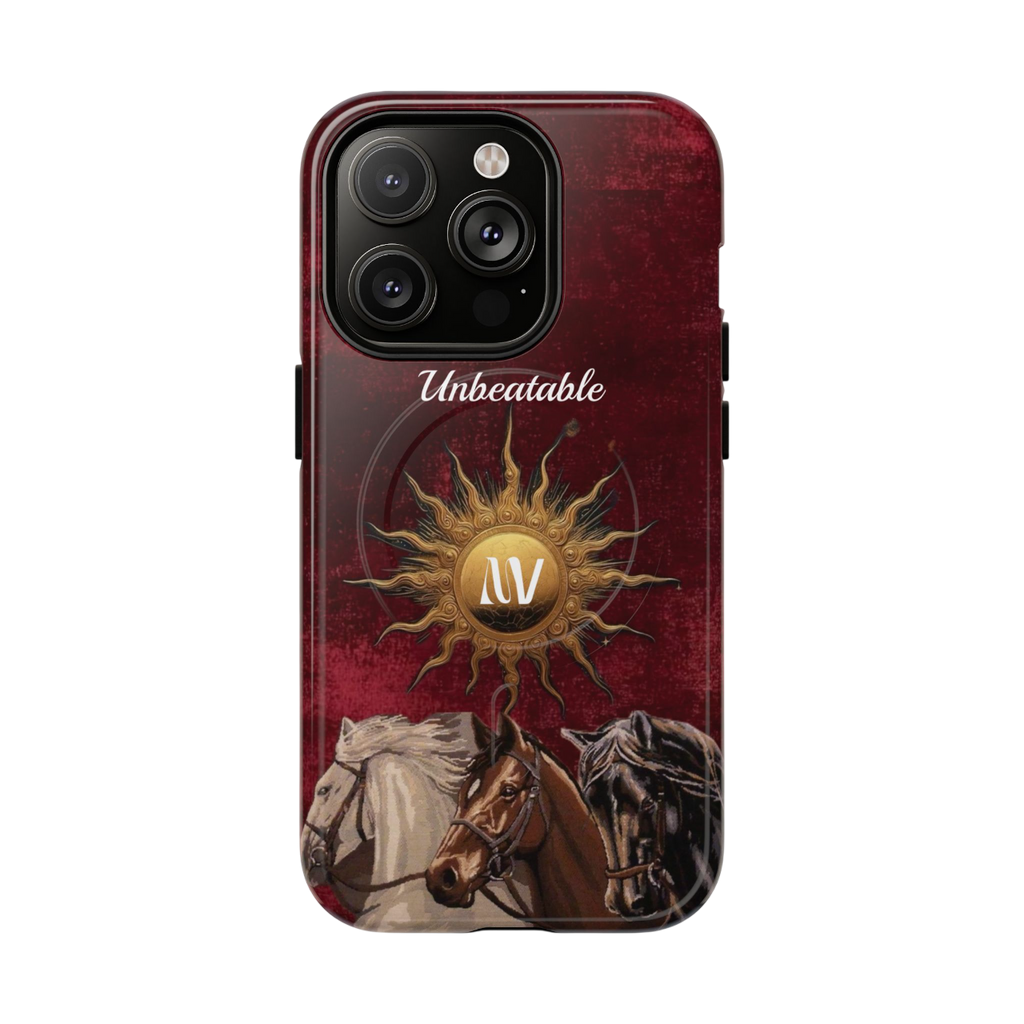 UNBEATABLE • QUOTE STYLE • IPHONE • TOUGH MAGNETIC CASE