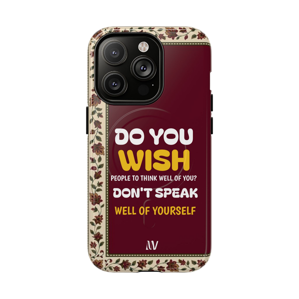 WISH • QUOTE STYLE • IPHONE • TOUGH MAGNETIC CASE