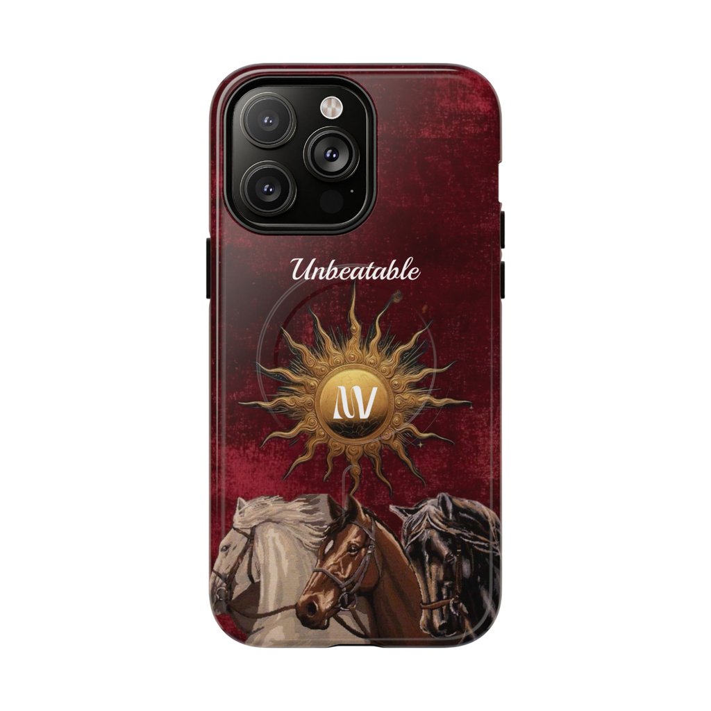 UNBEATABLE • QUOTE STYLE • IPHONE • TOUGH MAGNETIC CASE