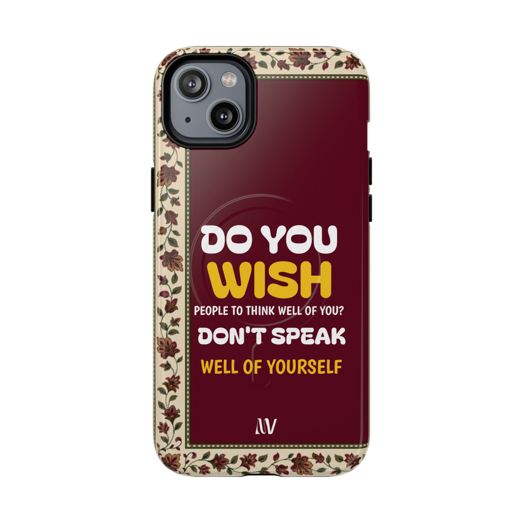 WISH • QUOTE STYLE • IPHONE • TOUGH MAGNETIC CASE