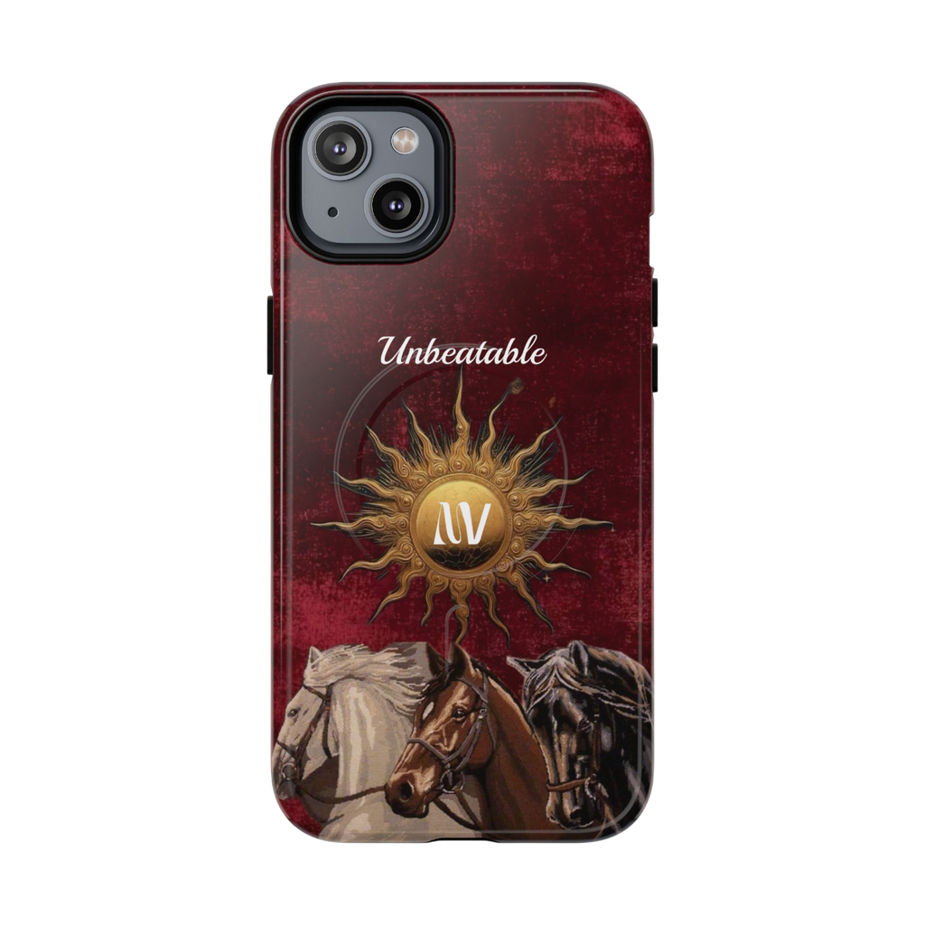 UNBEATABLE • QUOTE STYLE • IPHONE • TOUGH MAGNETIC CASE