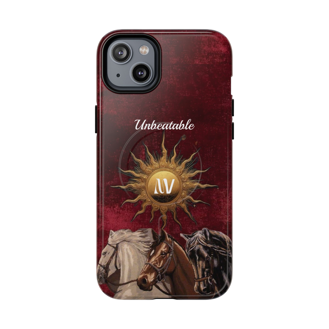 UNBEATABLE | QUOTE STYLE | IPHONE | TOUGH MAGNETIC CASE
