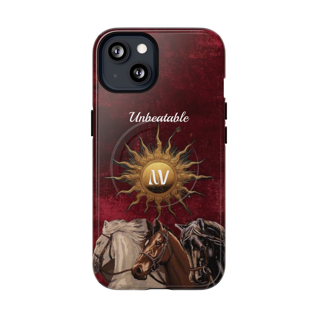 UNBEATABLE • QUOTE STYLE • IPHONE • TOUGH MAGNETIC CASE