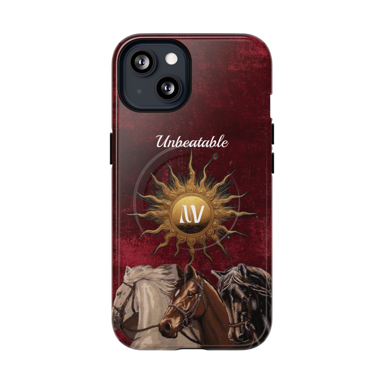 UNBEATABLE | QUOTE STYLE | IPHONE | TOUGH MAGNETIC CASE