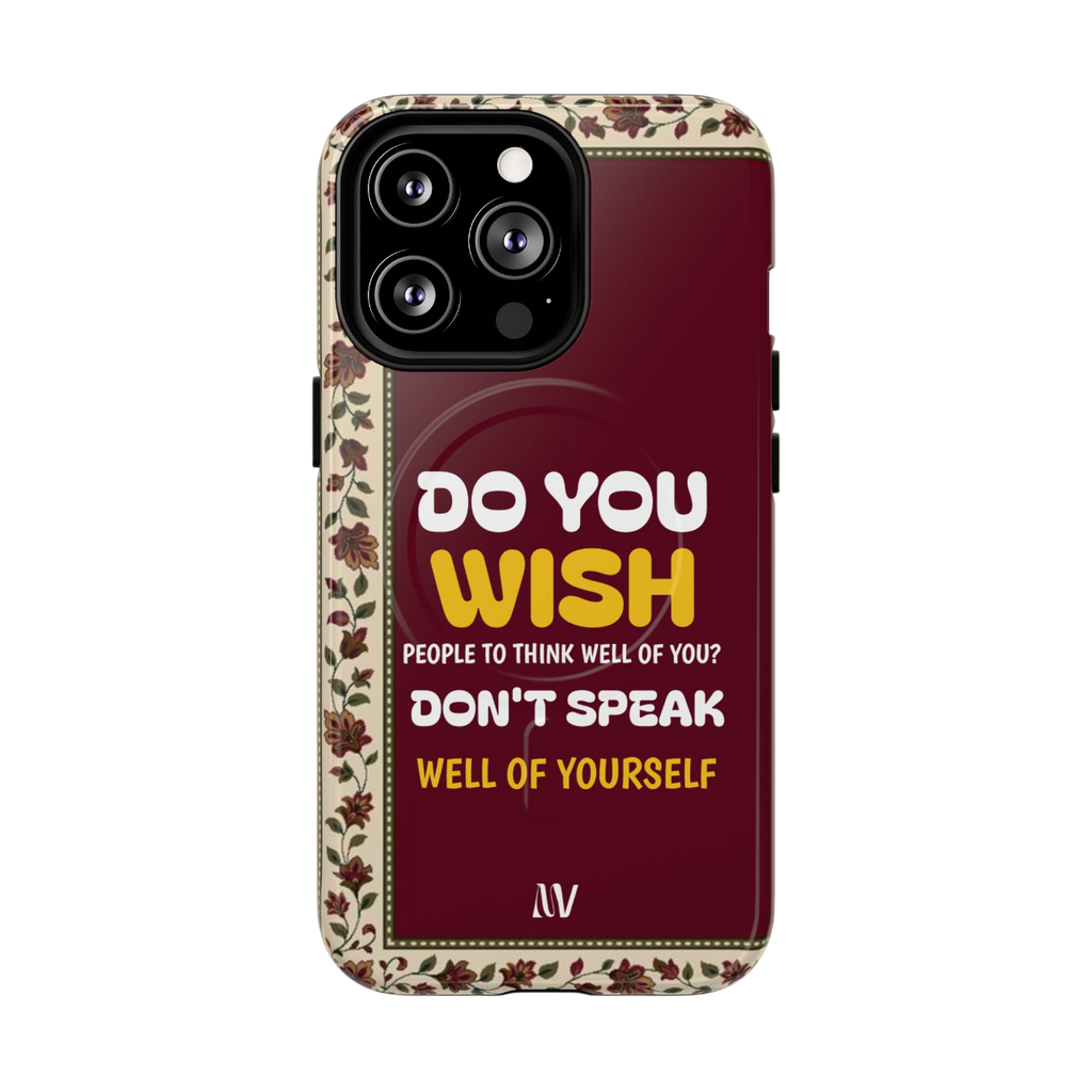 WISH • QUOTE STYLE • IPHONE • TOUGH MAGNETIC CASE