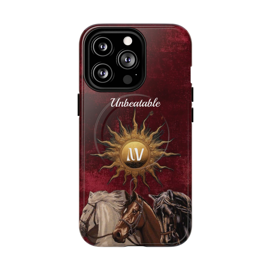 UNBEATABLE • QUOTE STYLE • IPHONE • TOUGH MAGNETIC CASE