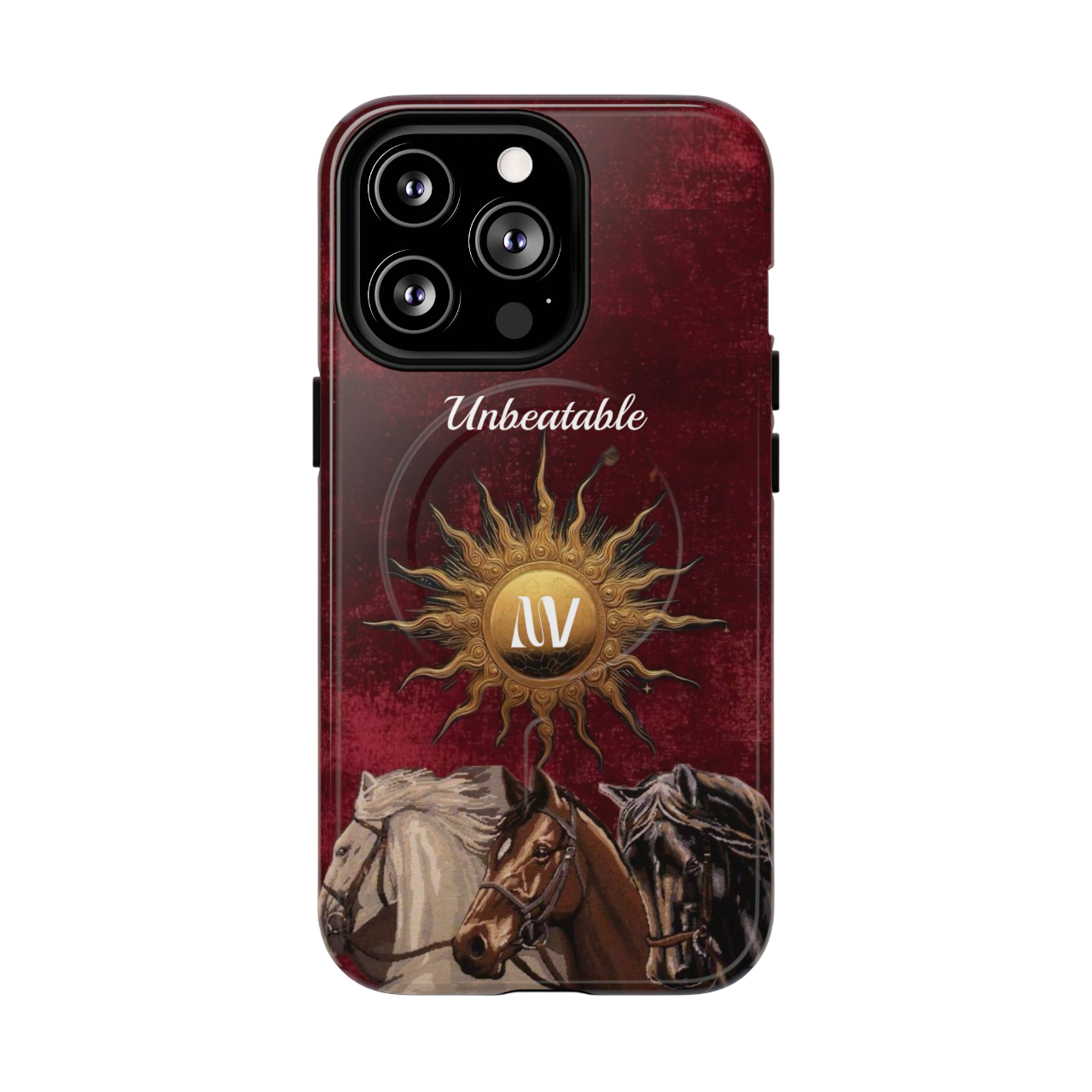 UNBEATABLE | QUOTE STYLE | IPHONE | TOUGH MAGNETIC CASE