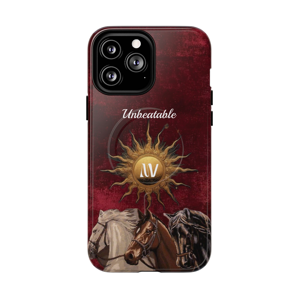 UNBEATABLE • QUOTE STYLE • IPHONE • TOUGH MAGNETIC CASE