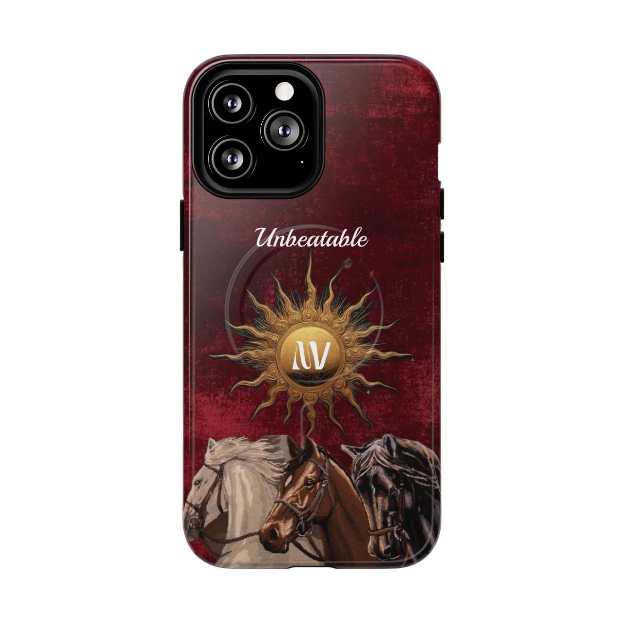 UNBEATABLE | QUOTE STYLE | IPHONE | TOUGH MAGNETIC CASE